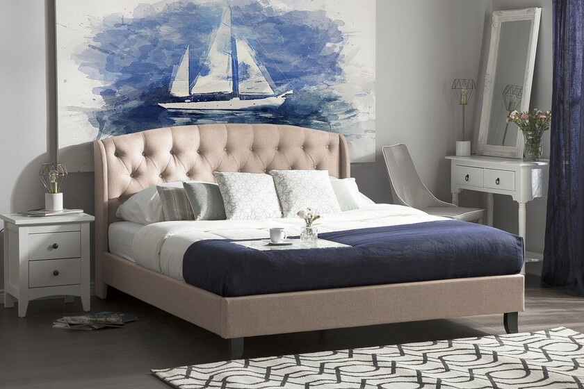 Bordeau Dobbeltseng 140 \| 200 cm - Beige