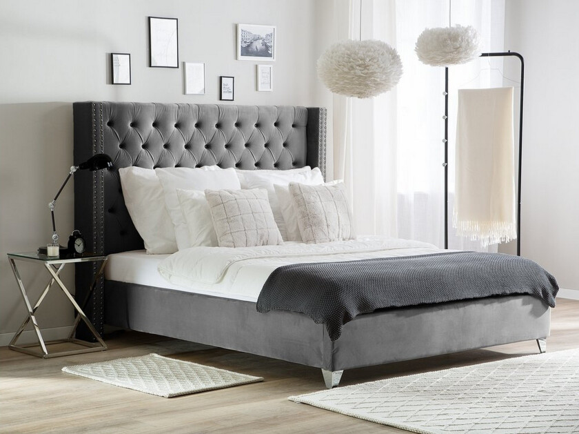 Lubbon Dobbeltseng 160 \| 200 cm - Grå