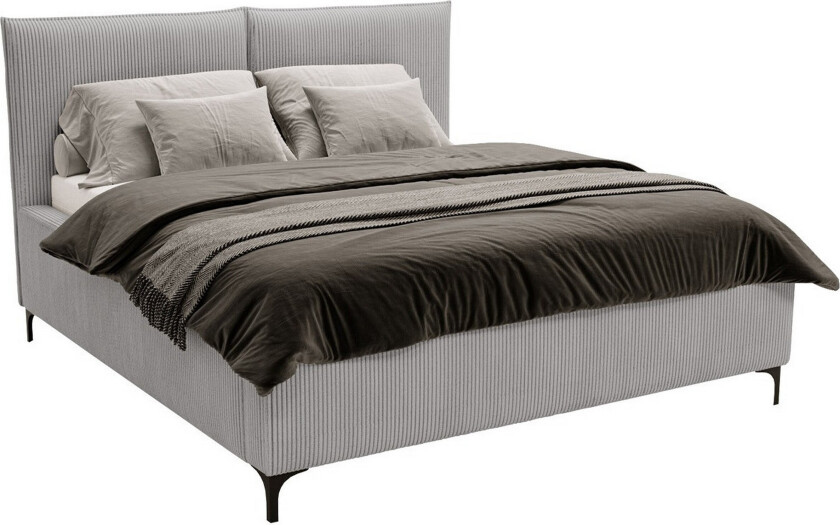 Knocklong Sengeramme 180x200 cm - Lysegrå/Mørkegrå