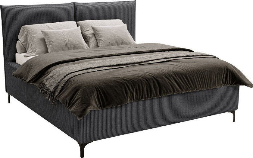 Knocklong Sengeramme 160x200 cm - Mørkegrå