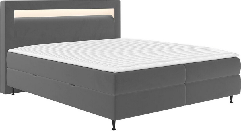 Derry Sengeramme 180x200 cm - Mørkegrå