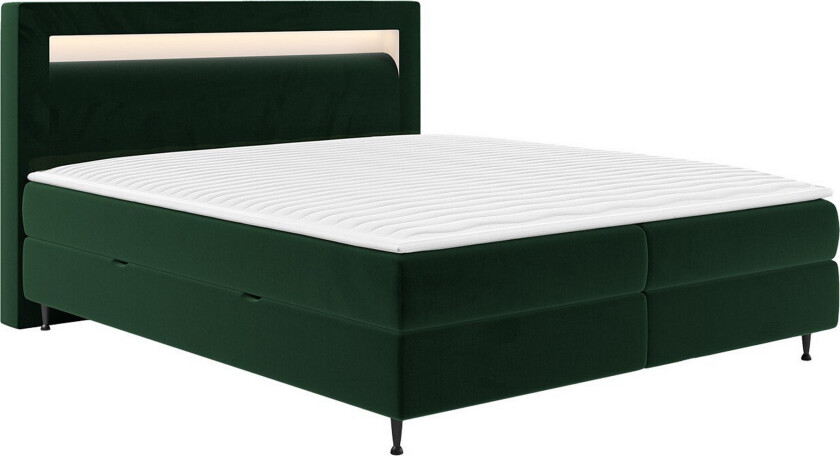 Derry Sengeramme 160x200 cm - Mørkegrønn