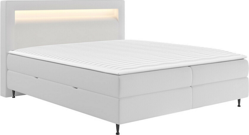 Derry Sengeramme 140x200 cm - Lysegrå/Mørkegrå