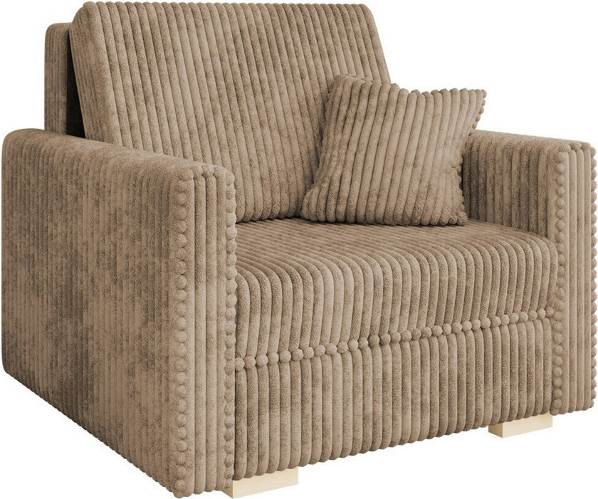 Denegal Lenestol - Mørk Beige/Mocca