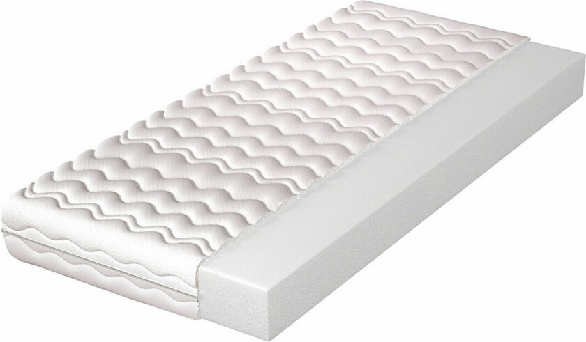 Arigna Skummadrass 200x200 cm - Hvit