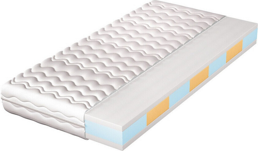 Arigna Skummadrass 100x200 cm - Hvit