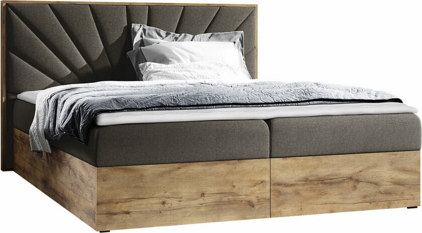 Oberting Sengeramme 160x200 cm - Brun/Tre