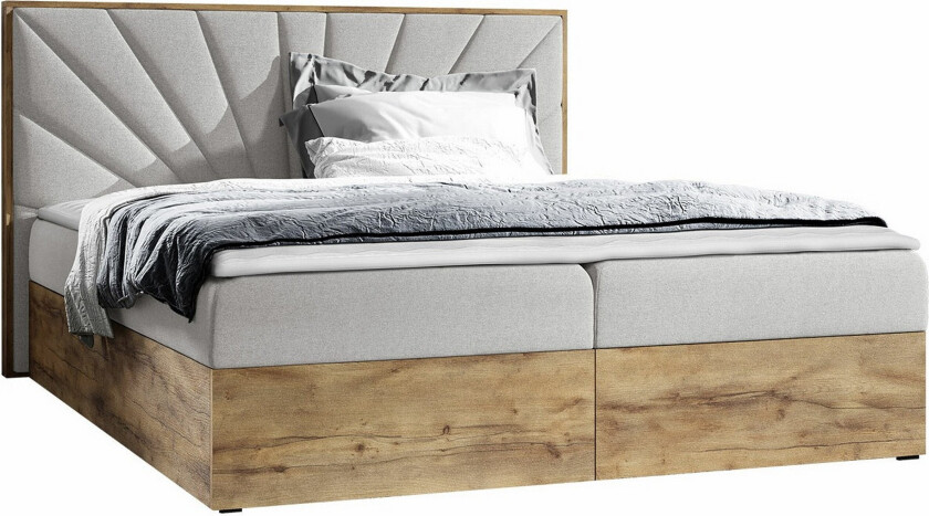 Oberting Sengeramme 140x200 cm - Beige/Tre