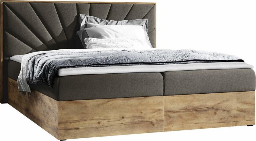 Oberting Sengeramme 120x200 cm - Brun/Tre