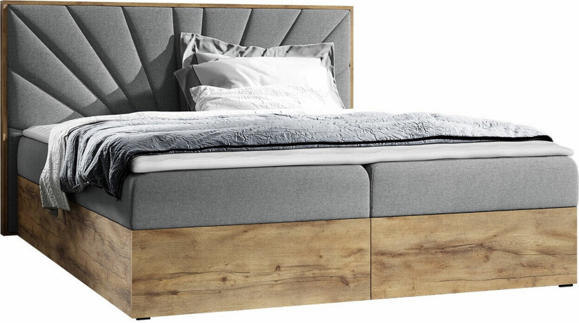 Oberting Sengeramme 120x200 cm - Grå