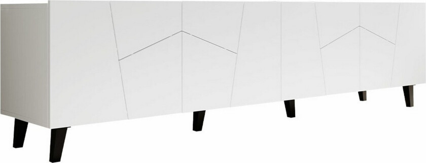 Juniskär TV-benk 201 cm - Hvid