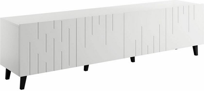 Juniskär TV-benk 200 cm - Hvid