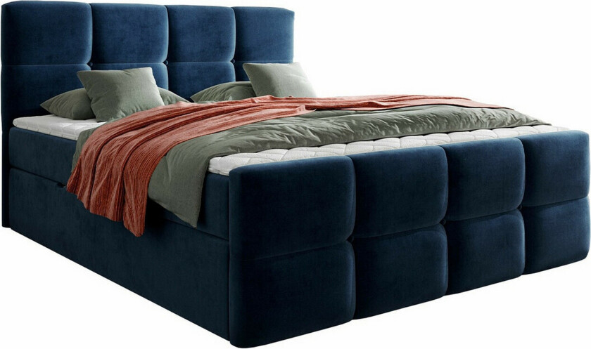 Derry Sengeramme 180x200 cm - Mørkeblå