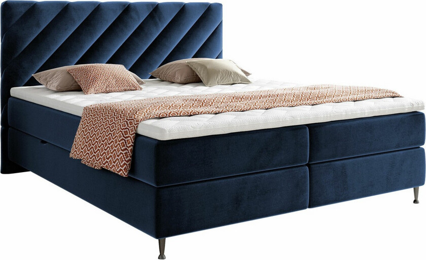 Derry Sengeramme 160x200 cm - Mørkeblå