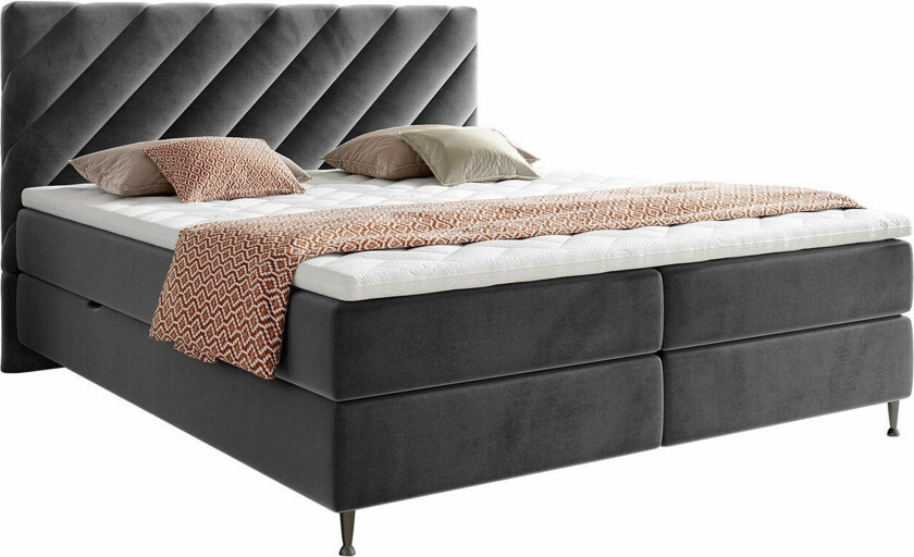 Derry Sengeramme 140x200 cm - Mørkegrå