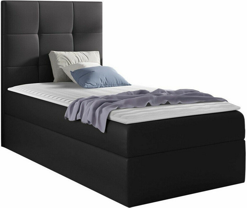 Boisdale Sengeramme 100x200 cm - Svart