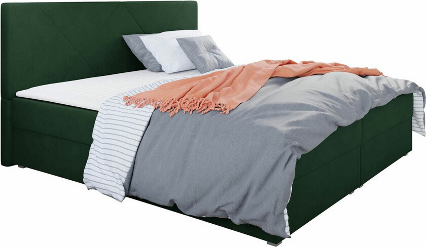 Midfeld Sengeramme 160x200 cm - Mørkegrønn