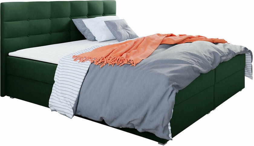 Midfeld Sengeramme 180x200 cm - Mørkegrønn