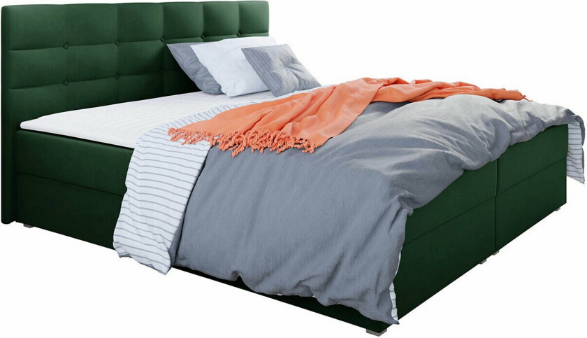 Midfeld Sengeramme 160x200 cm - Mørkegrønn