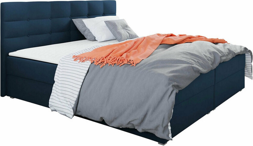 Midfeld Sengeramme 140x200 cm - Mørkeblå