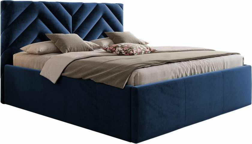 Derry Sengeramme 160x200 cm - Mørkeblå