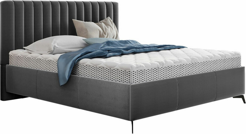 Derry Sengeramme 140x200 cm - Mørkegrå