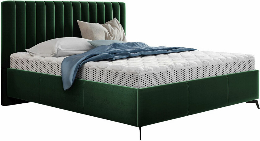 Derry Sengeramme 140x200 cm - Mørkegrønn