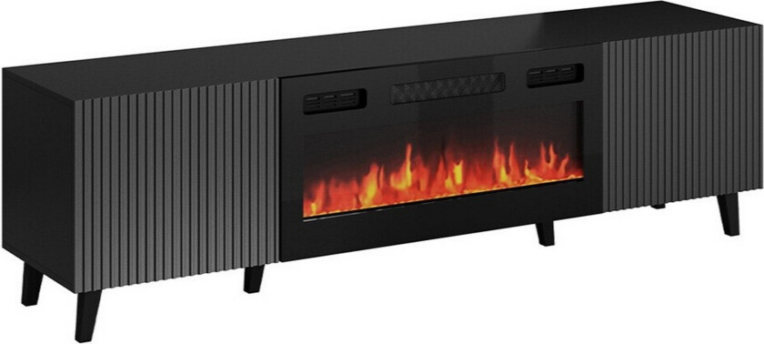 Juniskär TV-benk 181 cm - Svart