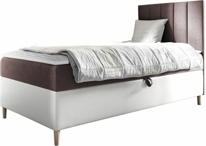 Boisdale Sengeramme 100x200 cm - Brun/Hvit