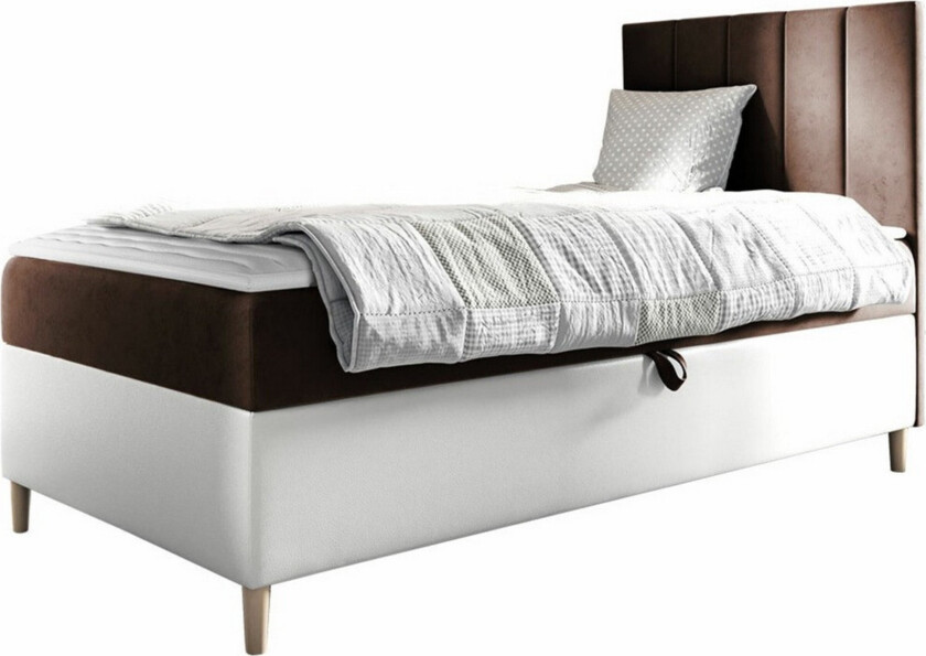 Boisdale Sengeramme 100x200 cm - Brun/Hvit