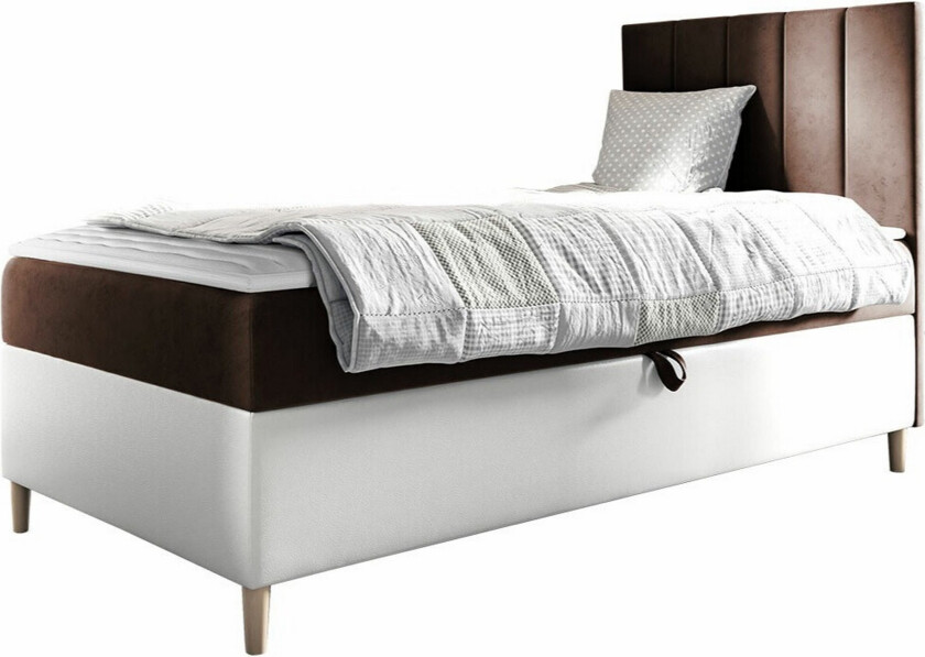 Boisdale Sengeramme 80x200 cm - Brun/Hvit