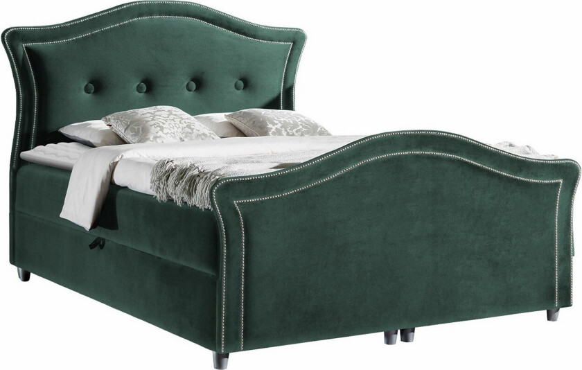 Bilde av Boisdale Sengeramme 200x200 cm - Mørkegrønn