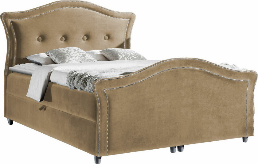 Boisdale Kontinentalseng 160x200 cm - Beige/Brun