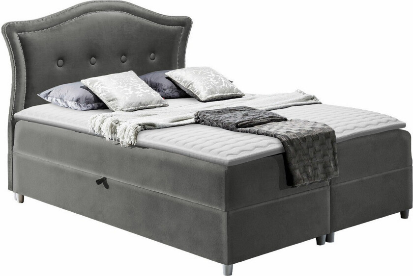 Boisdale Kontinentalseng 180x200 cm - Mørkegrå