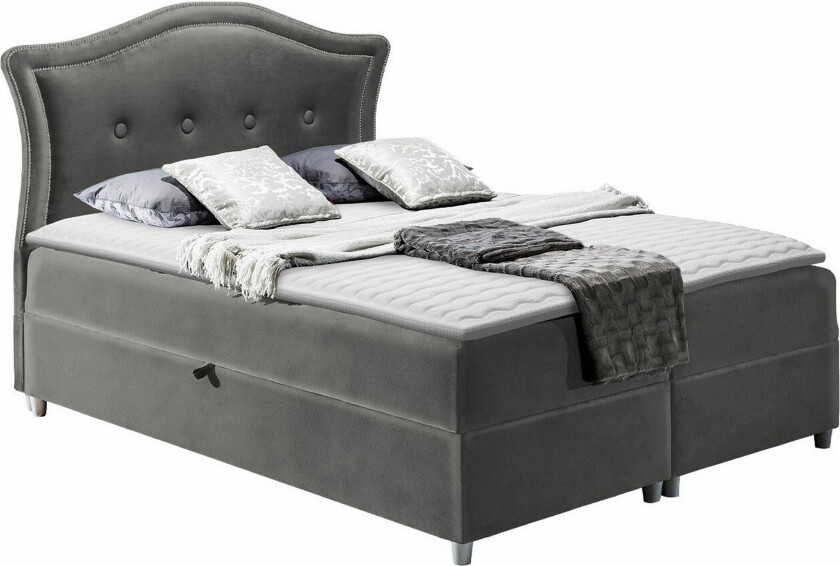 Boisdale Kontinentalseng 120x200 cm - Mørkegrå