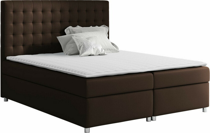 Boisdale Sengeramme 120x200 cm - Mørkebrun