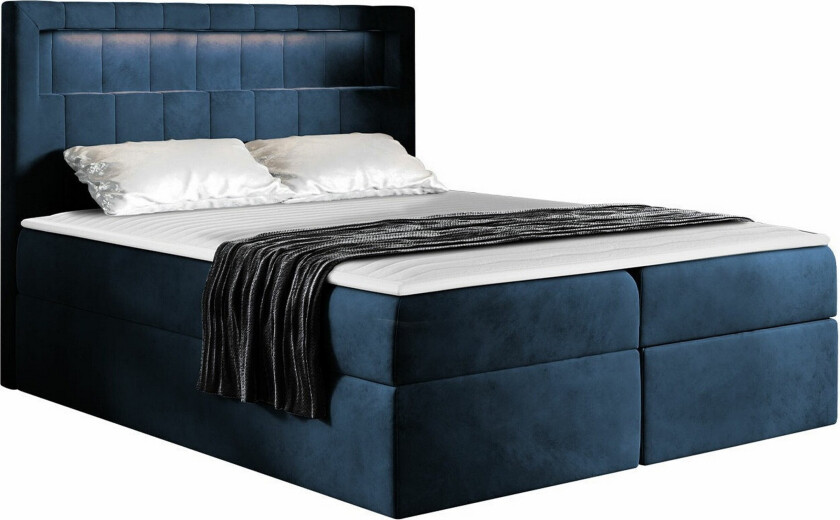 Boisdale Sengeramme 180x200 cm - Blå