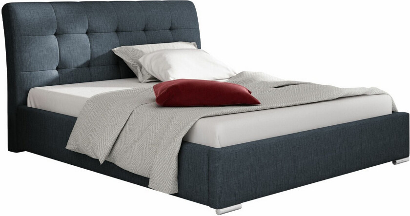 Boisdale Sengeramme 140x200 cm - Mørkegrå