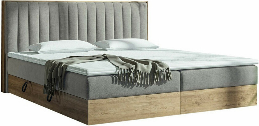 Aviemore Seng 180x200 cm - Beige/Tre