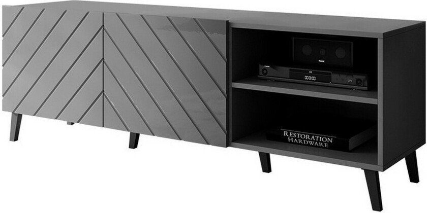 Juniskär TV-benk 150 cm - Grafitt