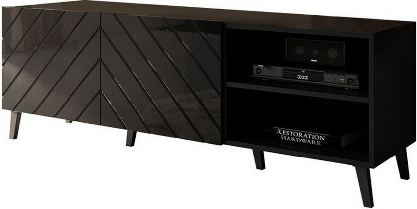 Juniskär TV-benk 150 cm - Svart