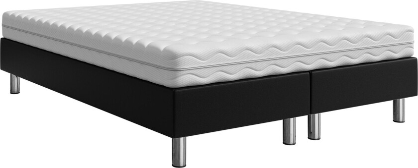 Bilde av Adeliza kontinentalseng 160x200 cm - Mørkegrå