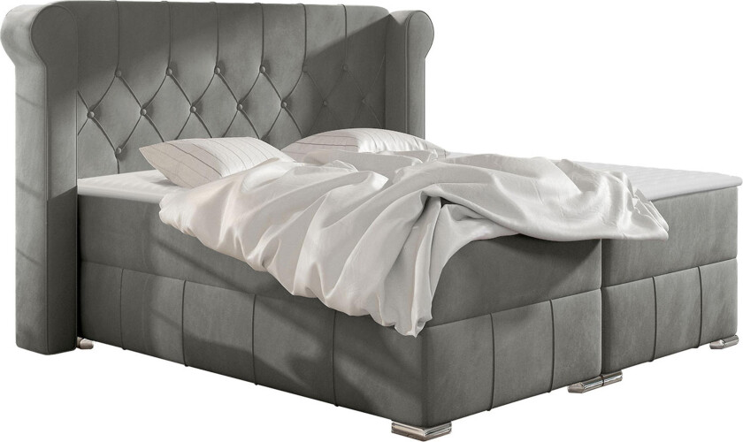 Bilde av Lyckorna Kontinentalseng 180x200 cm - Grå