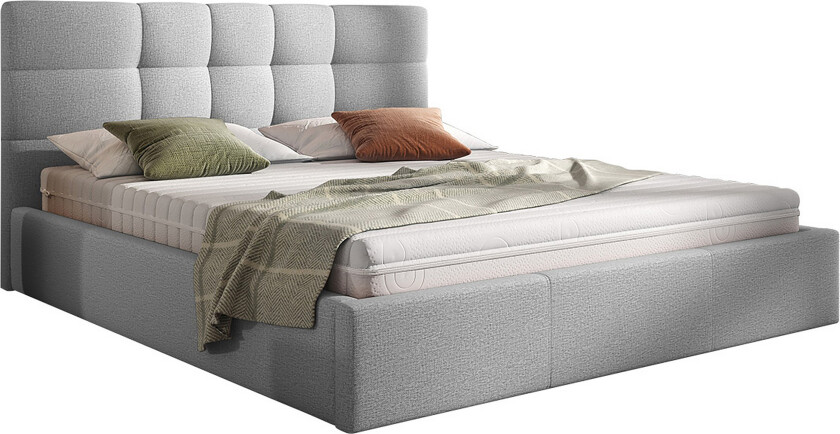 Nieres Oppbevaringsseng 180x200 cm - Grå