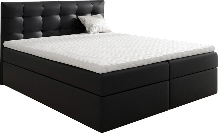 Bilde av Kontinentalseng Oldereid 200x200 - Svart / Hvit