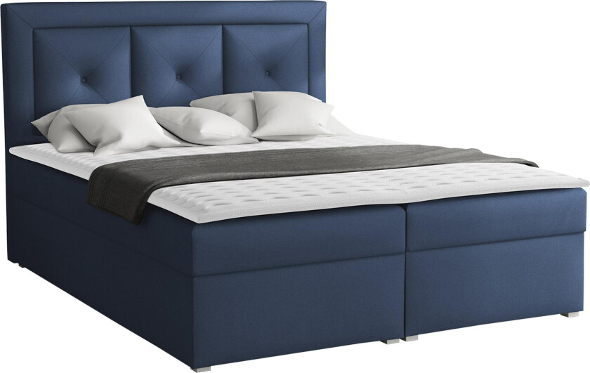 Moden Kontinentalseng 140x215 cm - Blå