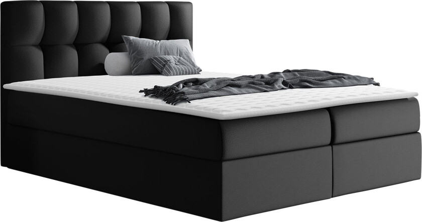 Rico Kontinentalseng 160x200 cm - Svart