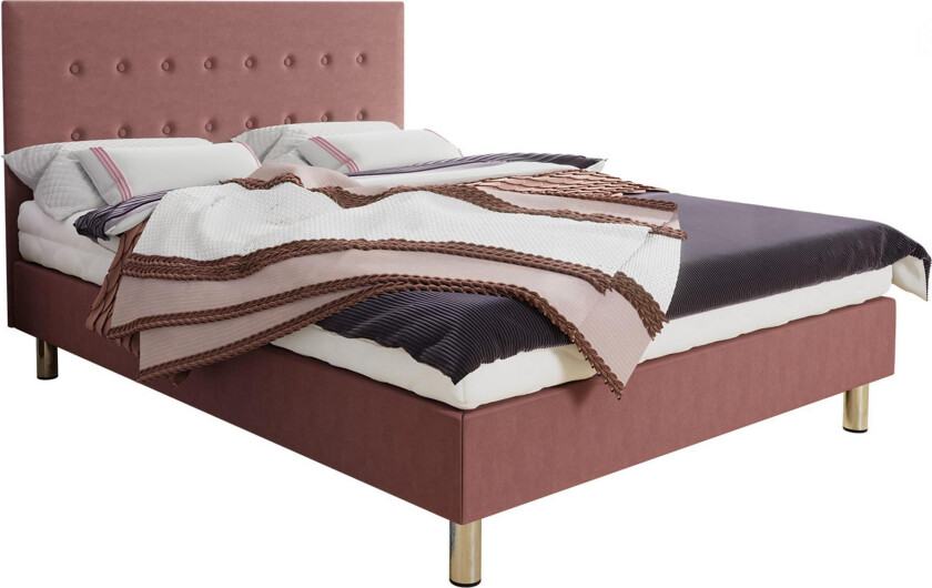 Lux Kontinentalseng 160x204 cm - Rosa
