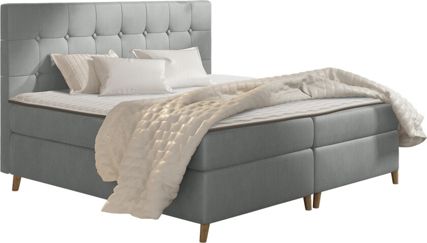 Sandham Kontinentalseng 200x200 cm - Grå