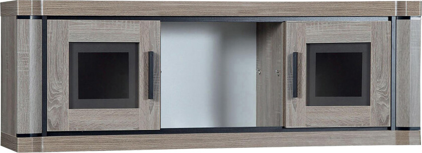 Dallas TV-benk 137x33,5x48 cm - Beige/Grå